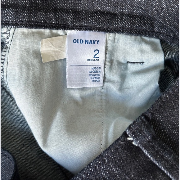 Old Navy Y2K Preppy Bootcut Dark Wash Jeans Sz 2 Low Rise - Picture 8 of 8